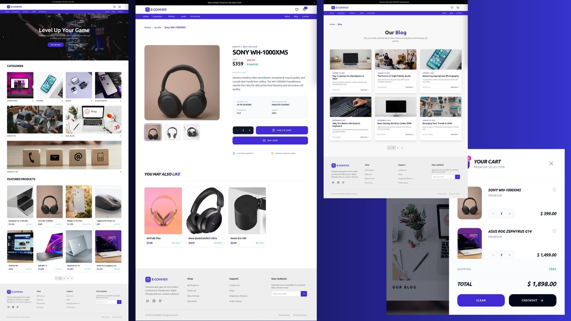 Project screenshot: Astro Ecommerce